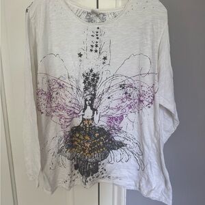 Magnolia Pearl Cream Graphic Relaxed Tee